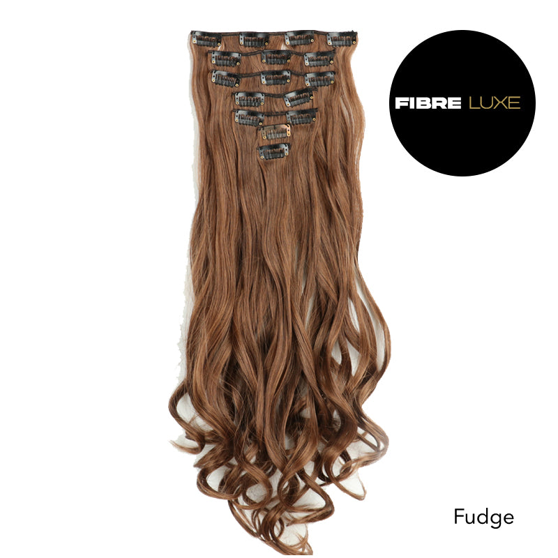 6 Piece Clip In Fiber Luxe Hair 24"