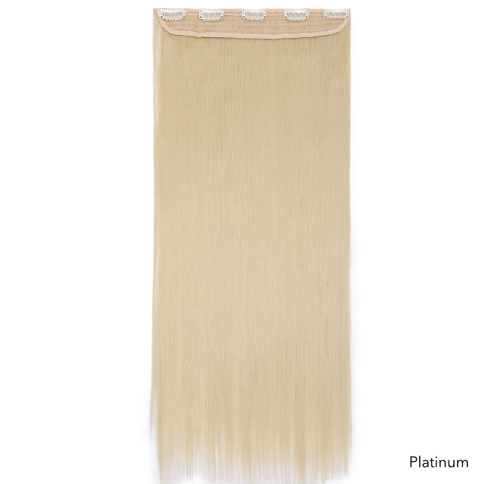 1 Strip Premium Fiber Clip In Hair (Straight) 22"